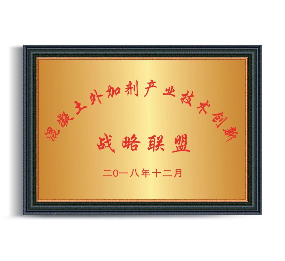 混凝土外加劑產(chǎn)業(yè)技術(shù)創(chuàng  )新戰略聯(lián)盟